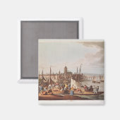 Ansicht von Frankfurt, 1814 Magnet (Vorderseite/Rückseite)