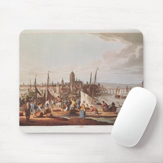 Ansicht von Frankfurt, 1814 Mousepad (Mit Mouse)