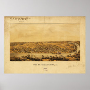 Ansicht von Fredericksburg, Virginia (November Poster