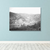 Ansicht von Galena, South-Dakota-Foto Leinwanddruck (Insitu (Holzboden))