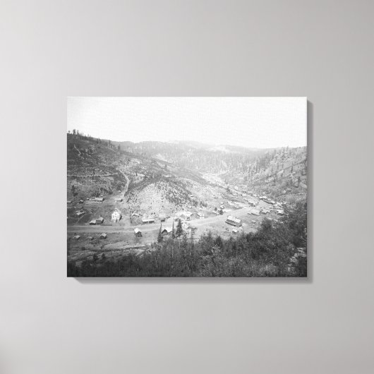 Ansicht von Galena, South-Dakota-Foto Leinwanddruck (Vorderseite)