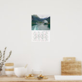 Ansicht von Geiranger im Jahr 2014, Norwegen Poster (Küche)