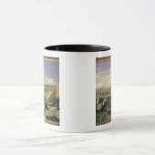 Ansicht von Genua, 1854 (Öl auf Leinwand) Tasse (Zentrum)