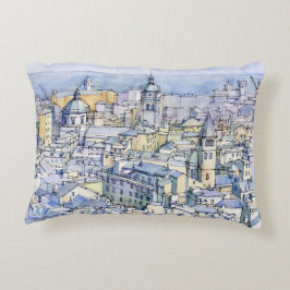 Ansicht von Genua Dekokissen