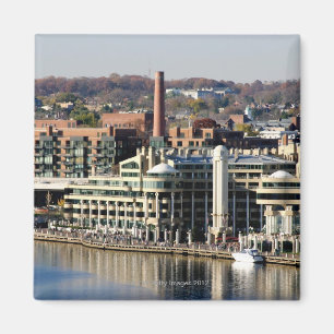 Ansicht von Georgetown und Ufergegend-Washington Magnet