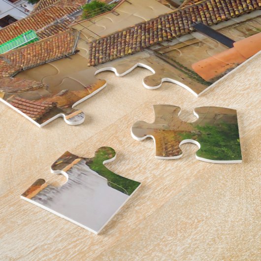 Ansicht von Granada und von Alhambra, Spanien - Puzzle (Seite)