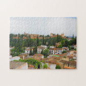 Ansicht von Granada und von Alhambra, Spanien - Puzzle (Horizontal)