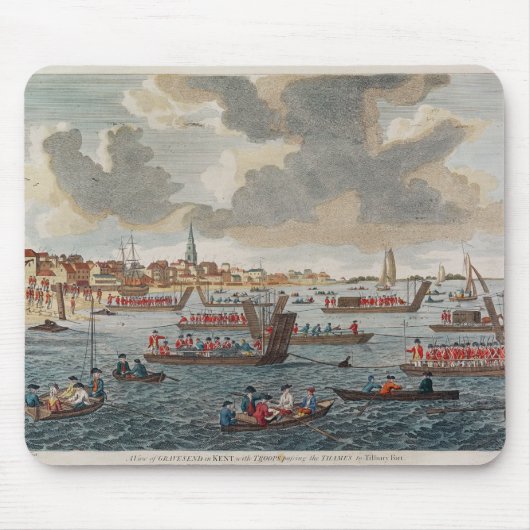 Ansicht von Gravesend mit Truppen Mousepad (Vorne)