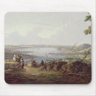 Ansicht von Greenock, Schottland Mousepad