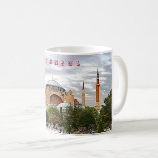 Ansicht von Hagia Sophia. (Hagia Sophia Museum). Kaffeetasse (VorderseiteRechts)