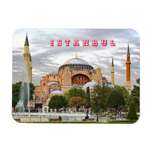 Ansicht von Hagia Sophia. (Hagia Sophia Museum). Magnet