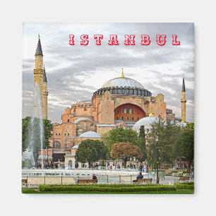 Ansicht von Hagia Sophia. (Hagia Sophia Museum). Magnet