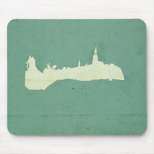 Ansicht von Hamburg Mousepad (Vorne)