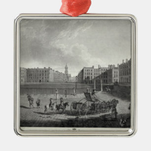 Ansicht von Hannover-Quadrat, graviert von Robert Ornament Aus Metall