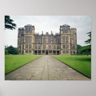 Ansicht von Hardwick Hall Poster