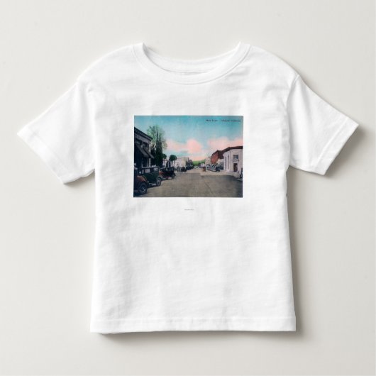 Ansicht von HauptStreetLakeport, CA Kleinkind T-shirt (Vorderseite)