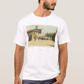 Ansicht von HauptStreetLos Gatos, CA T-Shirt (Vorderseite)