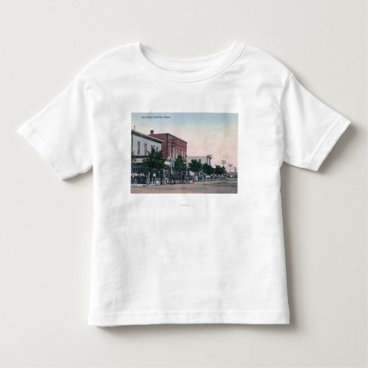 Ansicht von HauptStreetScott Stadt, KS Kleinkind T-shirt (Vorderseite)