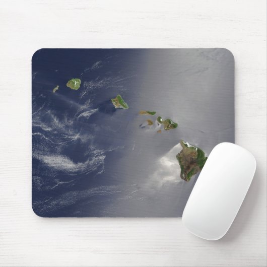 Ansicht von Hawaii vom Raum Mousepad (Mit Mouse)
