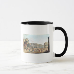 Ansicht von Heilig-Germain-l'Auxerrois, c.1802 Tasse