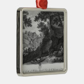 Ansicht von Heloise Grotte das Park La Garenne Silbernes Ornament (Rechts)