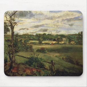 Ansicht von Highgate von Hampstead Heide, c.1834 Mousepad