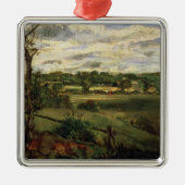 Ansicht von Highgate von Hampstead Heide, c.1834 Silbernes Ornament (Vorne)