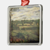 Ansicht von Highgate von Hampstead Heide, c.1834 Silbernes Ornament (Links)
