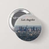 Ansicht von im Stadtzentrum gelegenem Los Angeles Button (Vorne & Hinten)