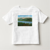 Ansicht von indischem See und von Snowy-Berg Kleinkind T-shirt (Vorderseite)