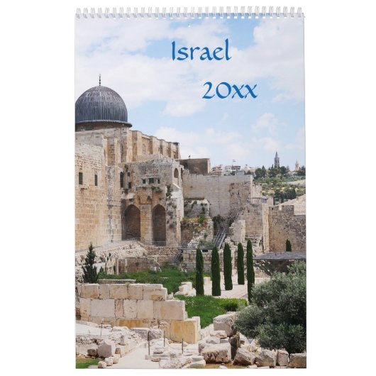 Ansicht von Israel, Kalender (Titelbild)