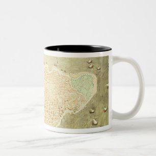 Ansicht von Istanbul Zweifarbige Tasse