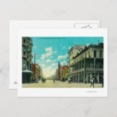 Ansicht von J und Mariposa Street CornerFresno, CA Postkarte (Vorne/Hinten)