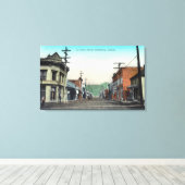 Ansicht von Jackson StreetRoseburg, OR Leinwanddruck (Insitu (Holzboden))