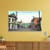 Ansicht von Jackson StreetRoseburg, OR Leinwanddruck (Insitu (Wohnzimmer))