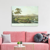 Ansicht von Jena aus Rasenhuehlberg, c.1810 Leinwanddruck (Insitu (Wohnzimmer))