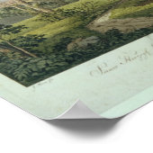 Ansicht von Jena aus Rasenhuehlberg, c.1810 Poster (Ecke)
