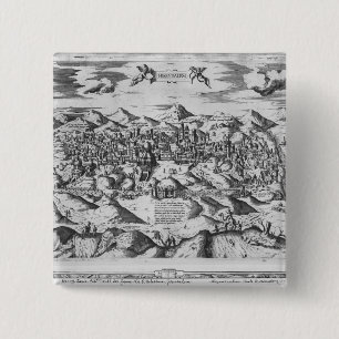 Ansicht von Jerusalem, 1570? Button