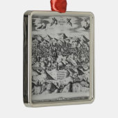 Ansicht von Jerusalem, 1570? Silbernes Ornament (Rechts)