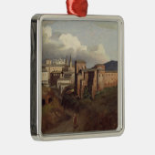 Ansicht von Johannes Lateran, Rom, 1822 Silbernes Ornament (Rechts)