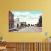 Ansicht von K StreetTulare, CA Leinwanddruck (Insitu (Wohnzimmer))