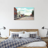 Ansicht von K StreetTulare, CA Leinwanddruck (Insitu (Schlafzimmer))