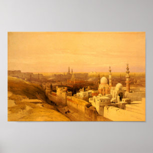 Ansicht von Kairo Poster