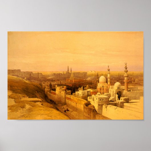 Ansicht von Kairo Poster (Vorne)