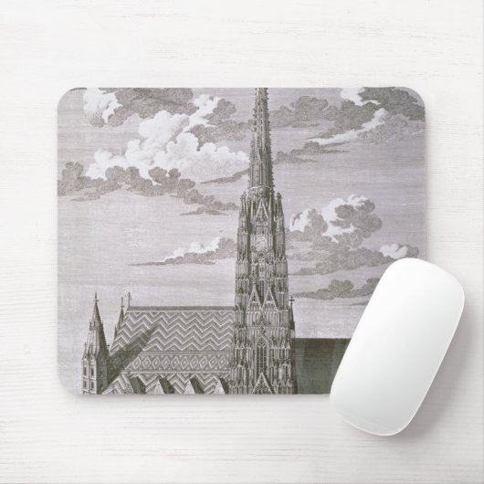 Ansicht von Kathedrale St. Stephan Mousepad (Mit Mouse)
