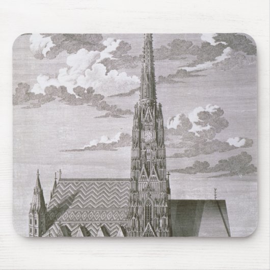 Ansicht von Kathedrale St. Stephan Mousepad (Vorne)