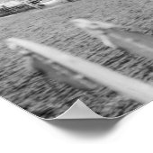 Ansicht von Ketchikan, Alaska Wasserfront Foto Poster (Ecke)