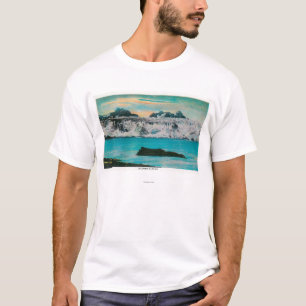 Ansicht von Kolumbien-Gletscher, Alaska T-Shirt