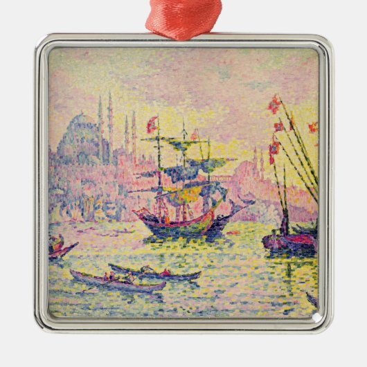 Ansicht von Konstantinopele, 1907 Silbernes Ornament (Vorne)