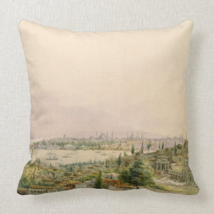 Ansicht von Konstantinopele von Pera Kissen